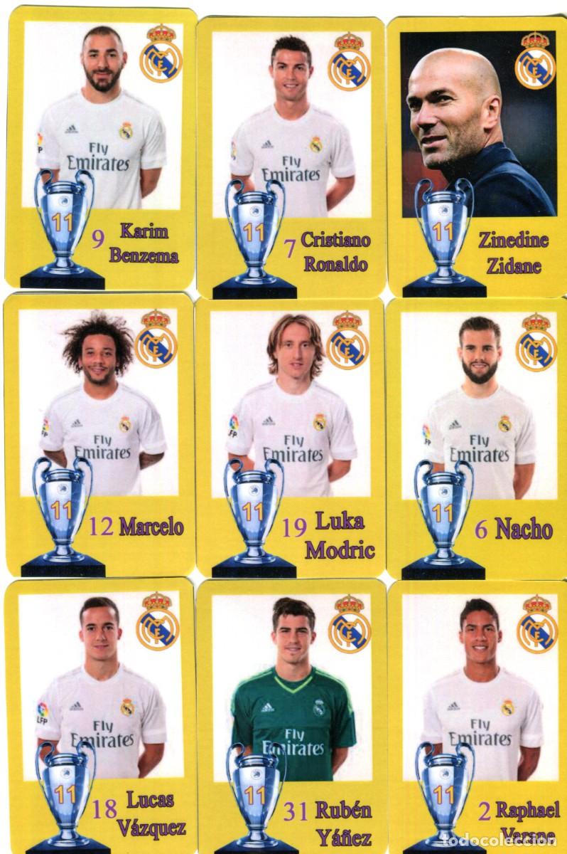 Colecionismo Calend&aacute;rios: COLECCI&Oacute;N DE 27 CALENDARIOS DE BOLSILLO FUTBOL REAL MADRID A&ntilde;o 2016