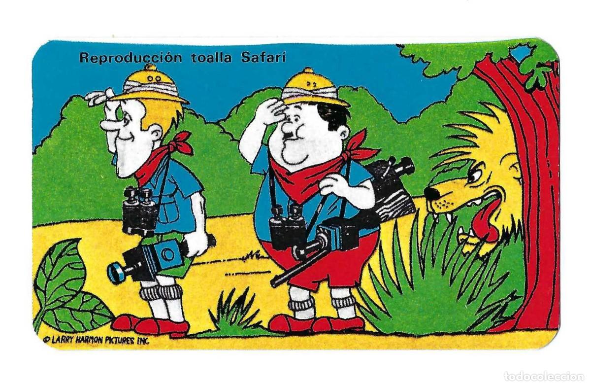 Coleccionismo calendarios: CALENDARIO- LAUREL AND HARDY. EL GORDO Y EL FLACO. PUBLICIDAD TOALLAS EL OSO. 1975
