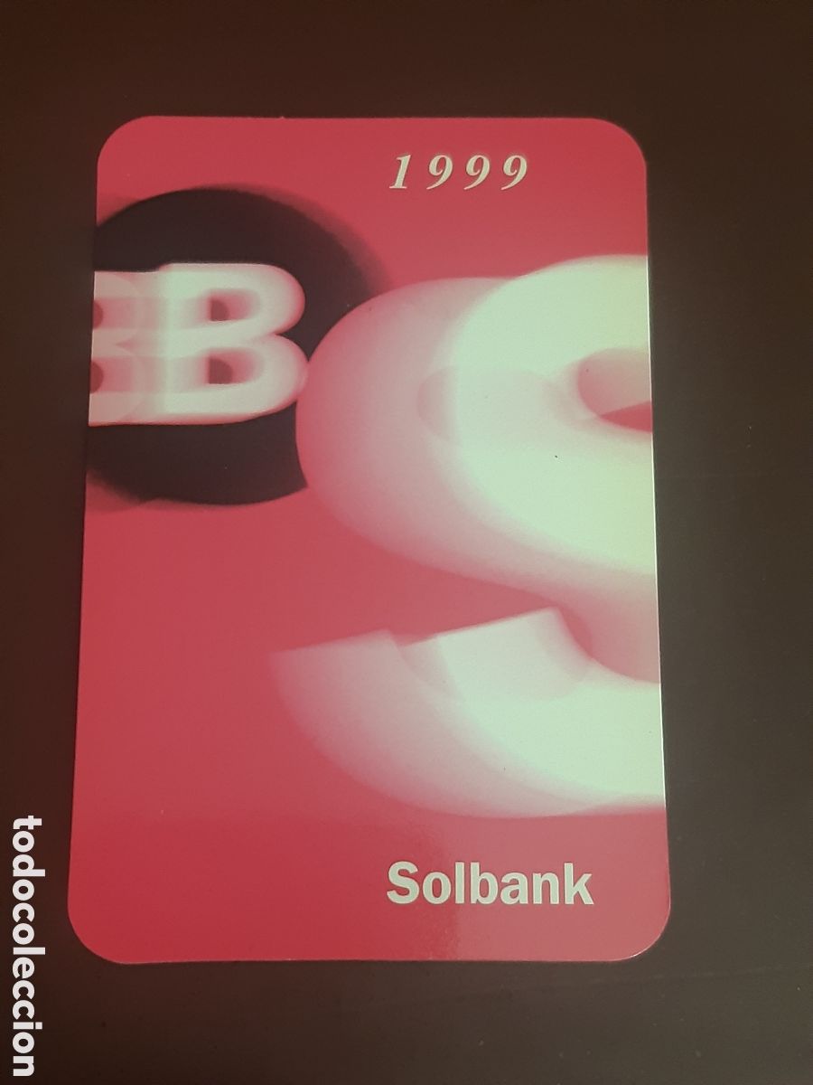 Coleccionismo calendarios: Calendario Solbank 1999