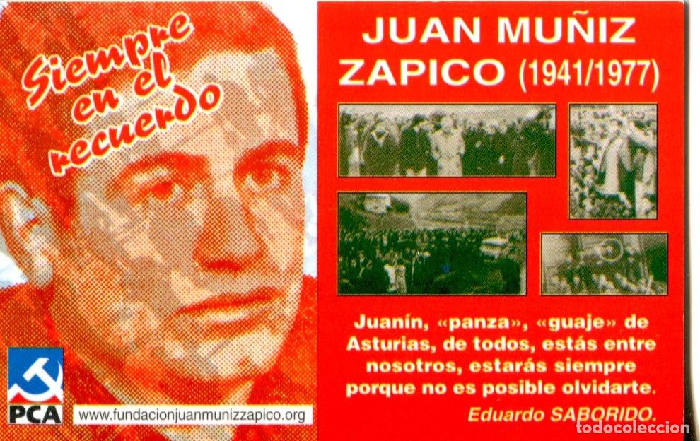 Collezionismo Calendari: CALENDARIO POLITICO 2007 - PCA. PARTIDO COMUNISTA DE ASTURIAS. MIERES - JUAN MU&Ntilde;IZ ZAPICO