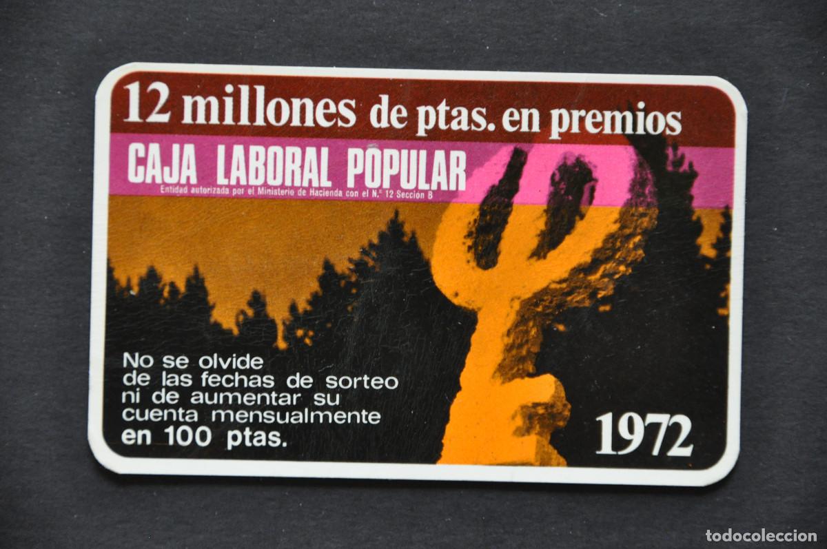 Coleccionismo calendarios: CALENDARIO CAJA LABORAL POPULAR 1972