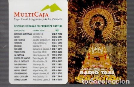Coleccionismo calendarios: CALENDARIO DEL A&Ntilde;O 2002 DE COPERATIVA DE AUTO TAXI PUBLICIDAD MULTI CAJA