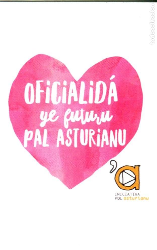 Coleccionismo calendarios: CALENDARIO DE BOLSILLO - NO INDICA A&Ntilde;O - INICIATIVA POL ASTURIANU - GIJ&Oacute;N - VER FOTO REVERSO