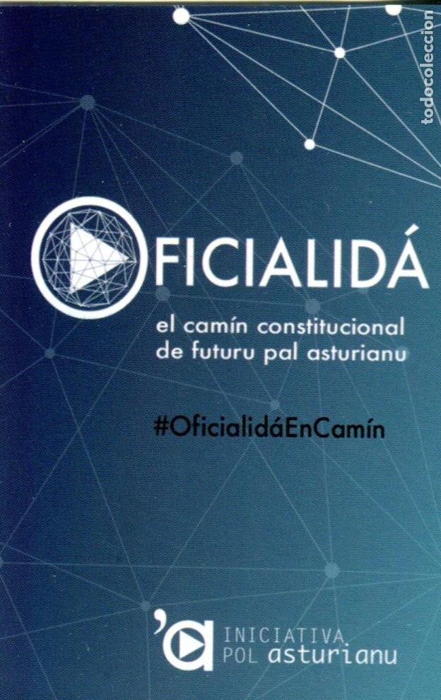 Coleccionismo calendarios: CALENDARIO DE BOLSILLO - NO INDICA A&Ntilde;O - INICIATIVA POL ASTURIANU - GIJ&Oacute;N - VER FOTO REVERSO