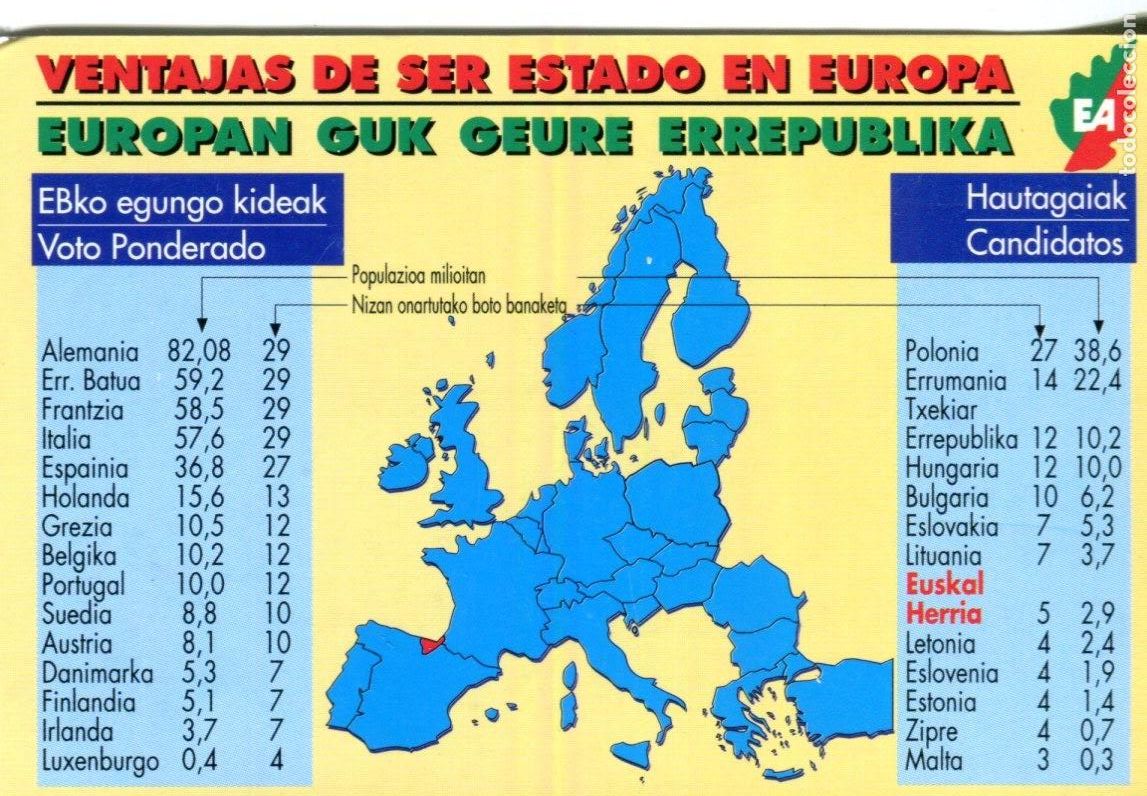 Coleccionismo calendarios: CALENDARIO POLITICO VASCO A&Ntilde;O 2007 - EA - EUSKO ALKARTASUNA