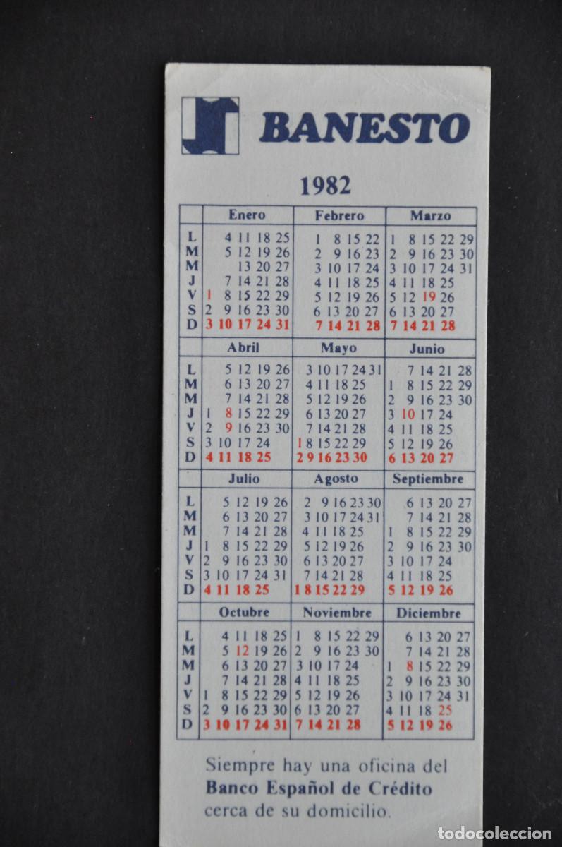 Coleccionismo calendarios: CALENDARIO BANESTO DE 1982-1983