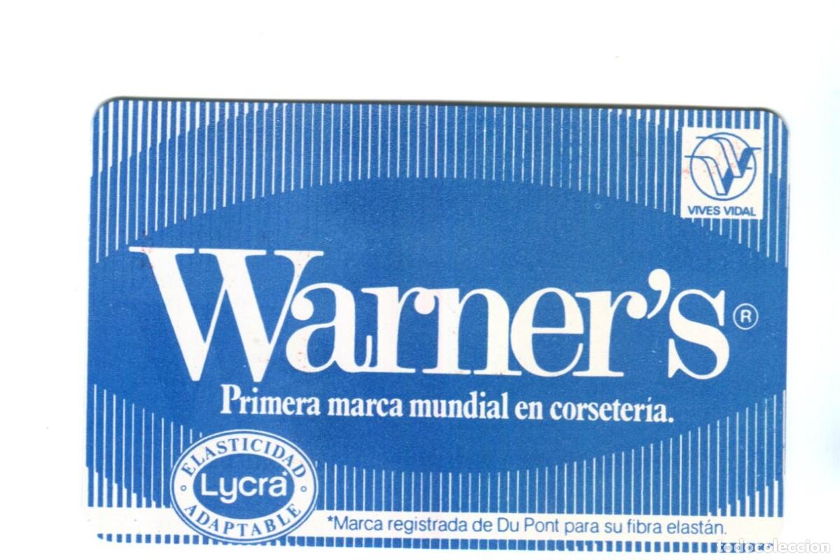 Coleccionismo calendarios: CALENDARIO DE BOLSILLO WARNERS CORSETERIA DE LYCRA A&Ntilde;O 1983