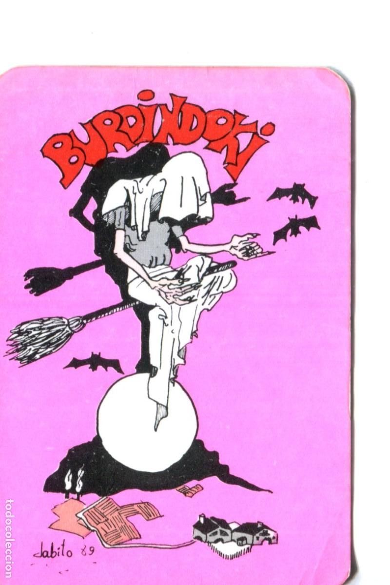 Coleccionismo calendarios: CALENDARIO DE BOLSILLO BURDINDOKI A&Ntilde;O 1990