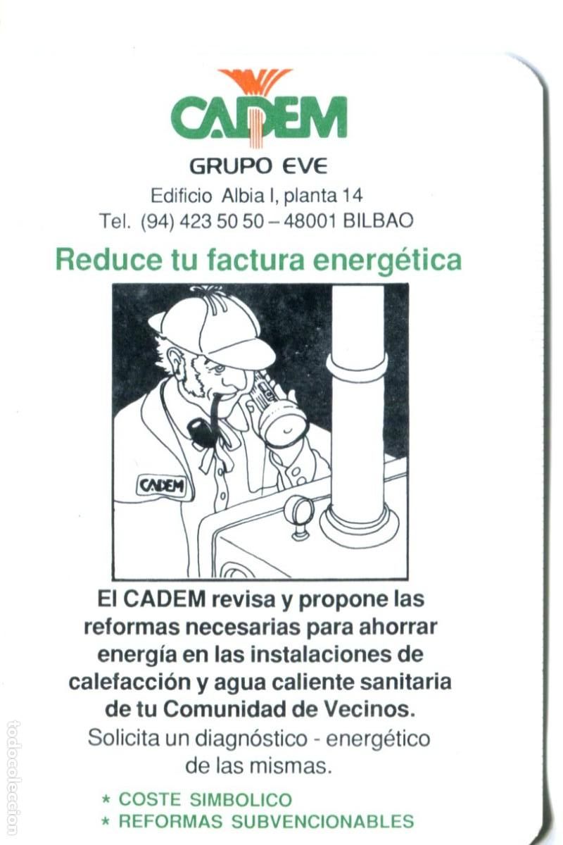 Coleccionismo calendarios: CALENDARIO VASCO CADEM GRUPO EVE A&Ntilde;O 1989
