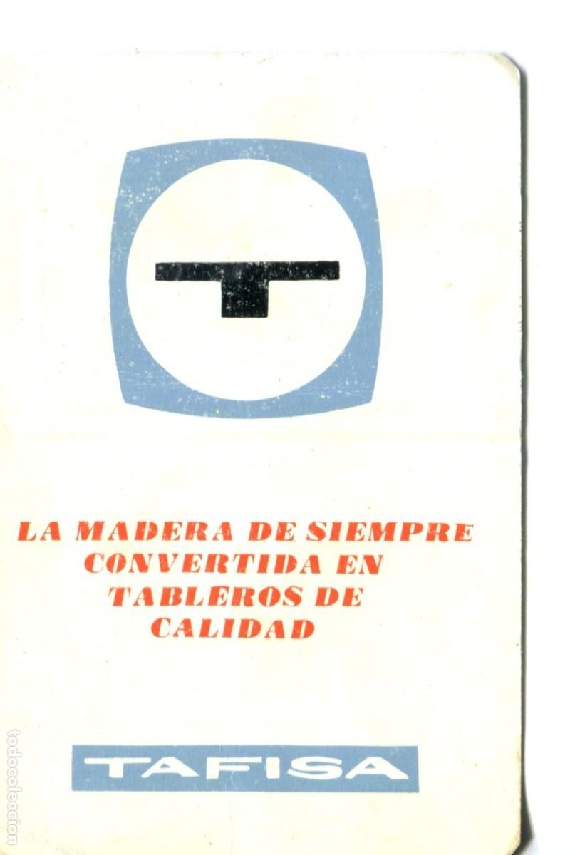 Coleccionismo calendarios: CALENDARIO MADERAS TAFISA A&Ntilde;O 1970