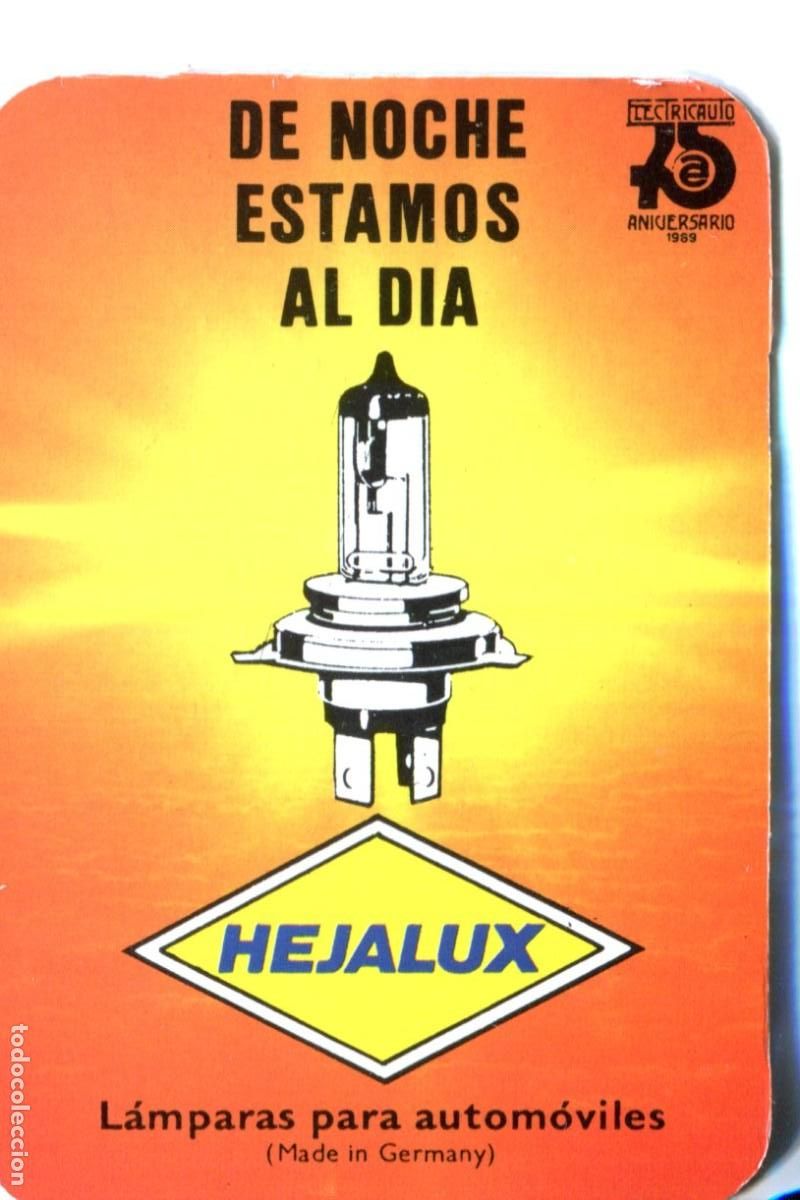 Coleccionismo calendarios: Calendario de Publicidad A&ntilde;o 1998 - HEJALUX LAMPARAS PARA AUTOMOVILES