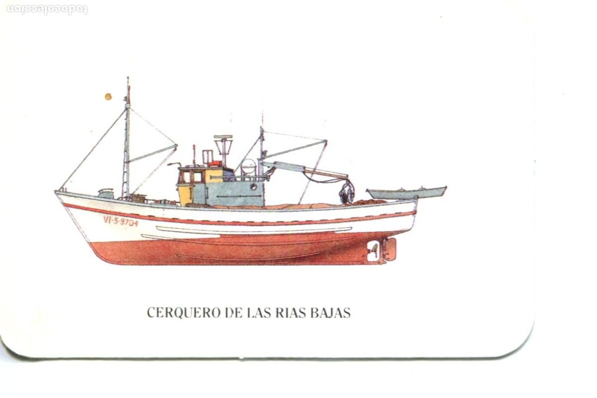 Coleccionismo calendarios: CALENDARIO DE BOLSILLO DE 1991 MINISTERIO AGRICULTURA Y PESCA : BARCO CERQUERO DE LAS RIAS BAJAS