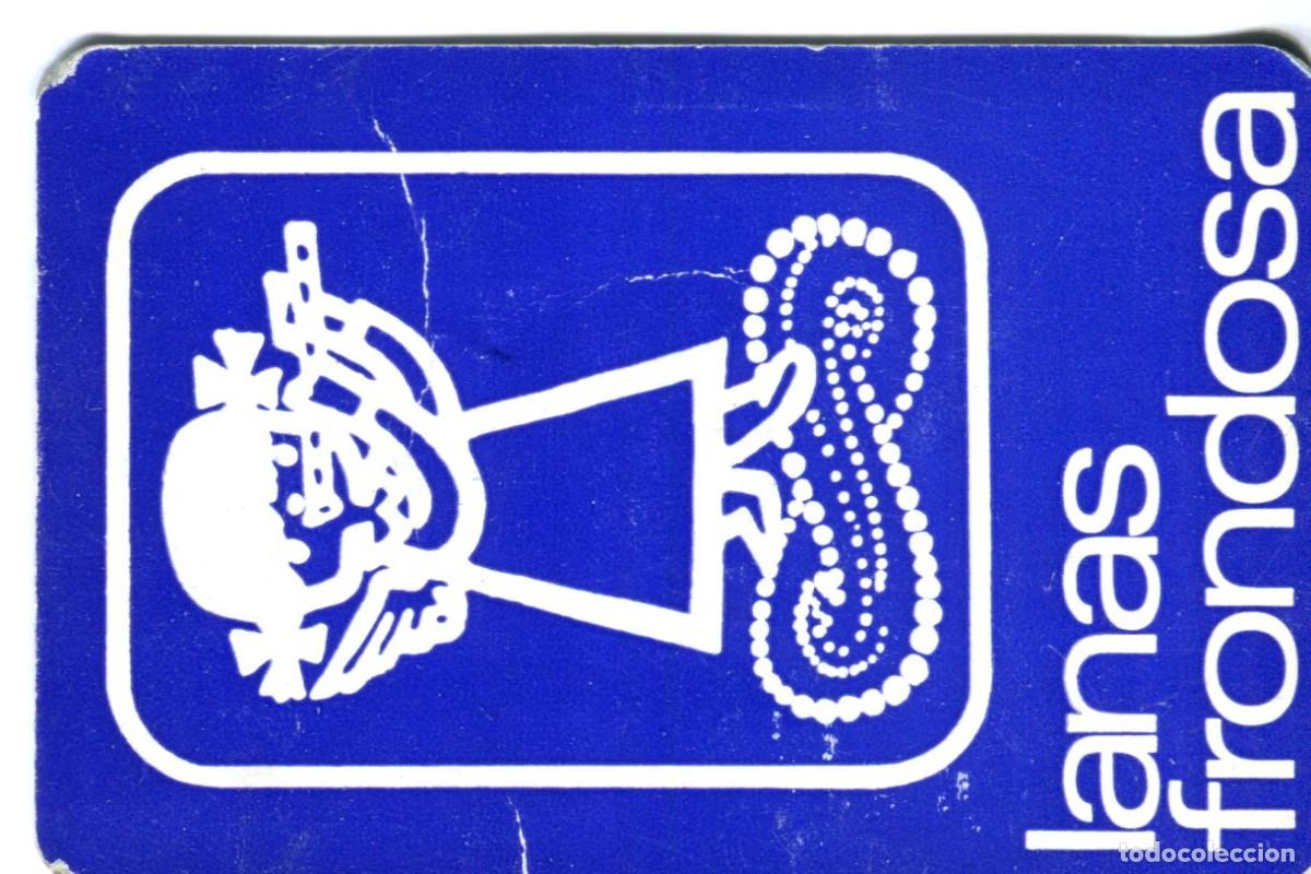 Coleccionismo calendarios: CALENDARIO PUBLICITARIO LANAS FRONDOSA en Tarrasa A&Ntilde;O 1972
