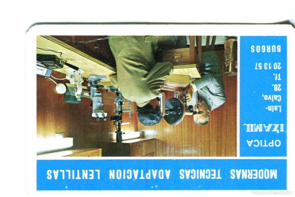 Coleccionismo calendarios: Calendario de bolsillo - &Oacute;ptica Izamil - Lat&iacute;n Calvo, 28 - Burgos - 1976