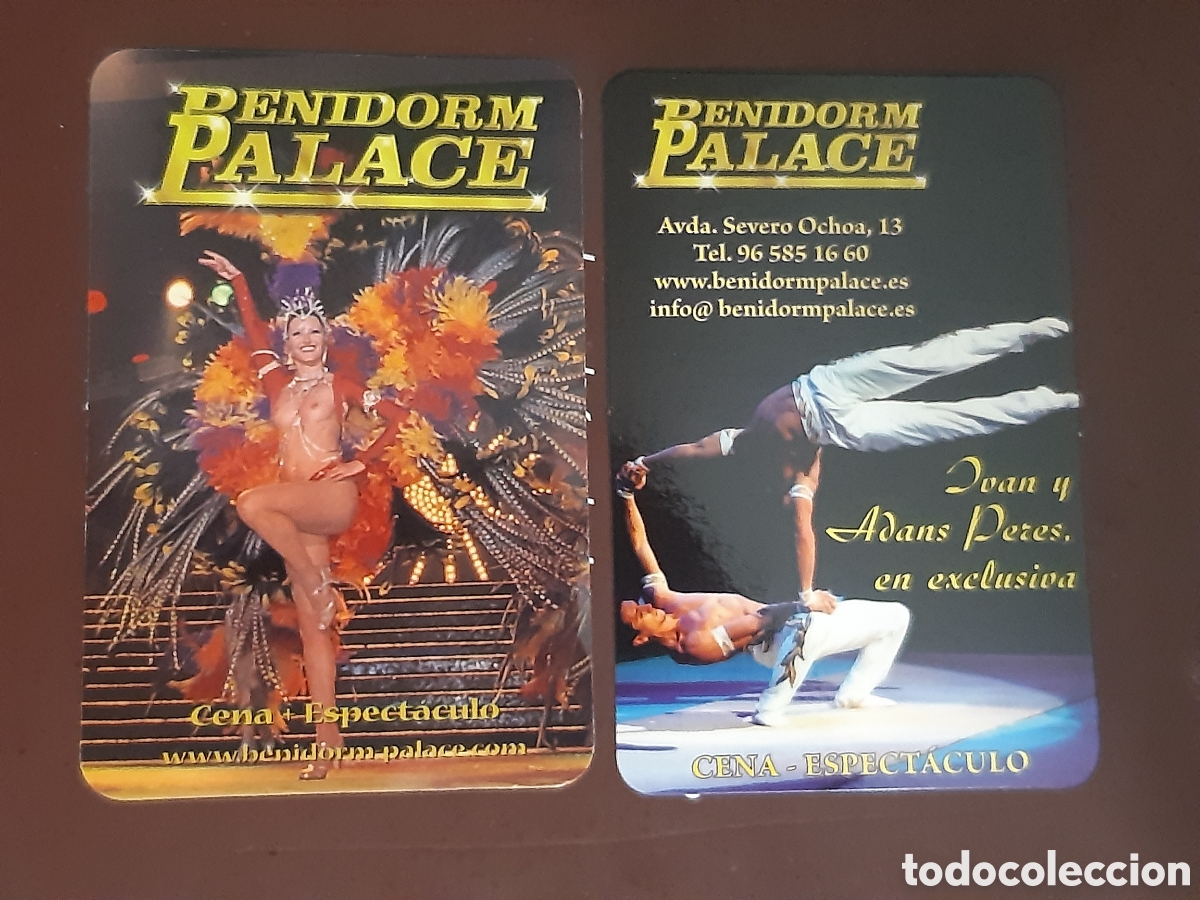 Coleccionismo calendarios: Calendarios Benidorm Palace