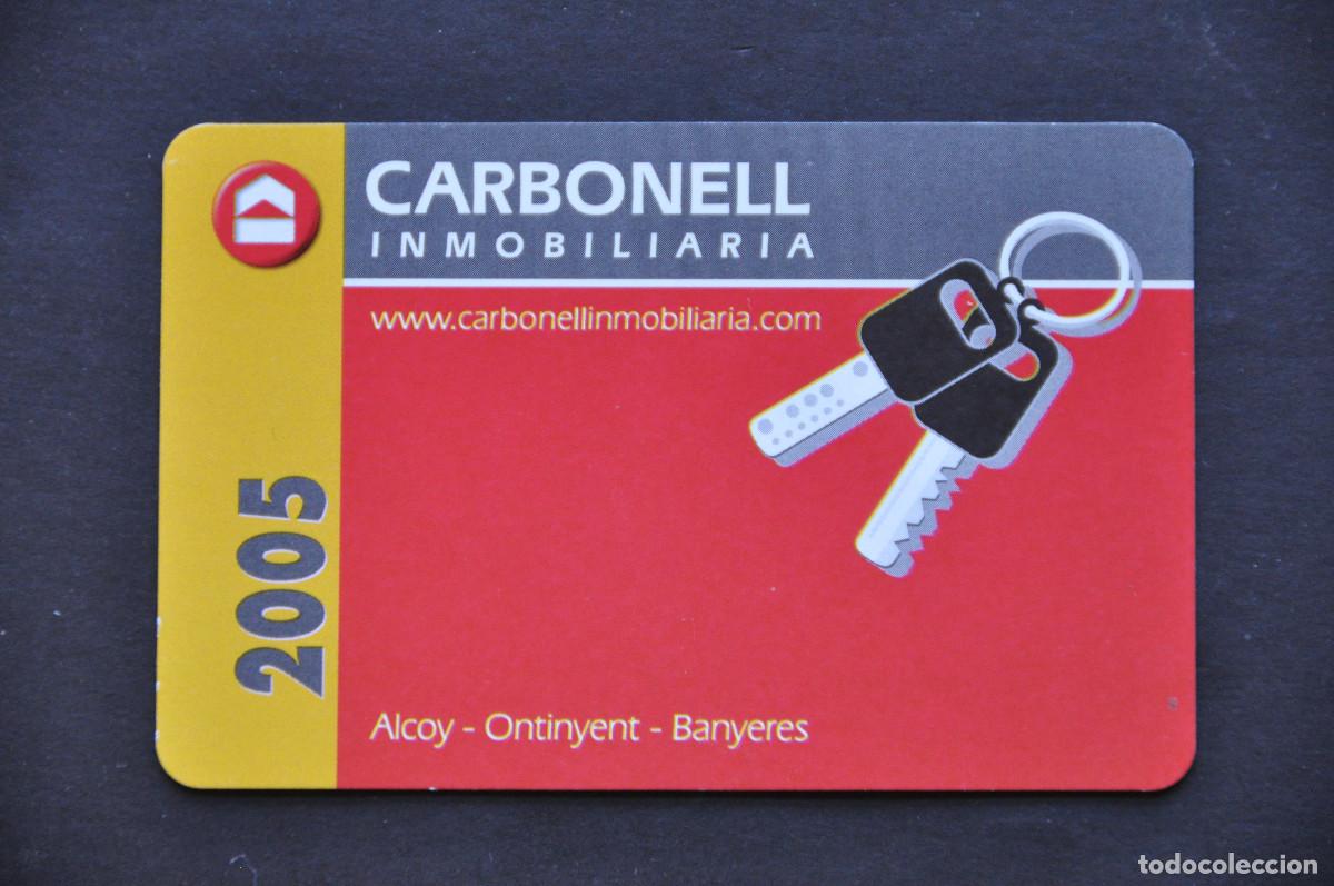 Coleccionismo calendarios: CALENDARIO FOURNIER INMOBILIARIA CARBONELL 2005