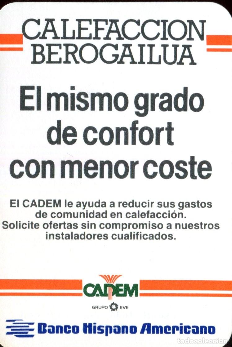 Coleccionismo calendarios: CALENDARIO CADEM GRUPO EVE - BANCO HISPANO AMERICANO A&Ntilde;O 1985.