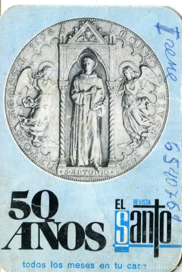 Coleccionismo calendarios: CALENDARIO RELIGIOSO REVISTA EL SANTO DE SANTANDER A&Ntilde;O 1992. VER FOTOS Defectuoso