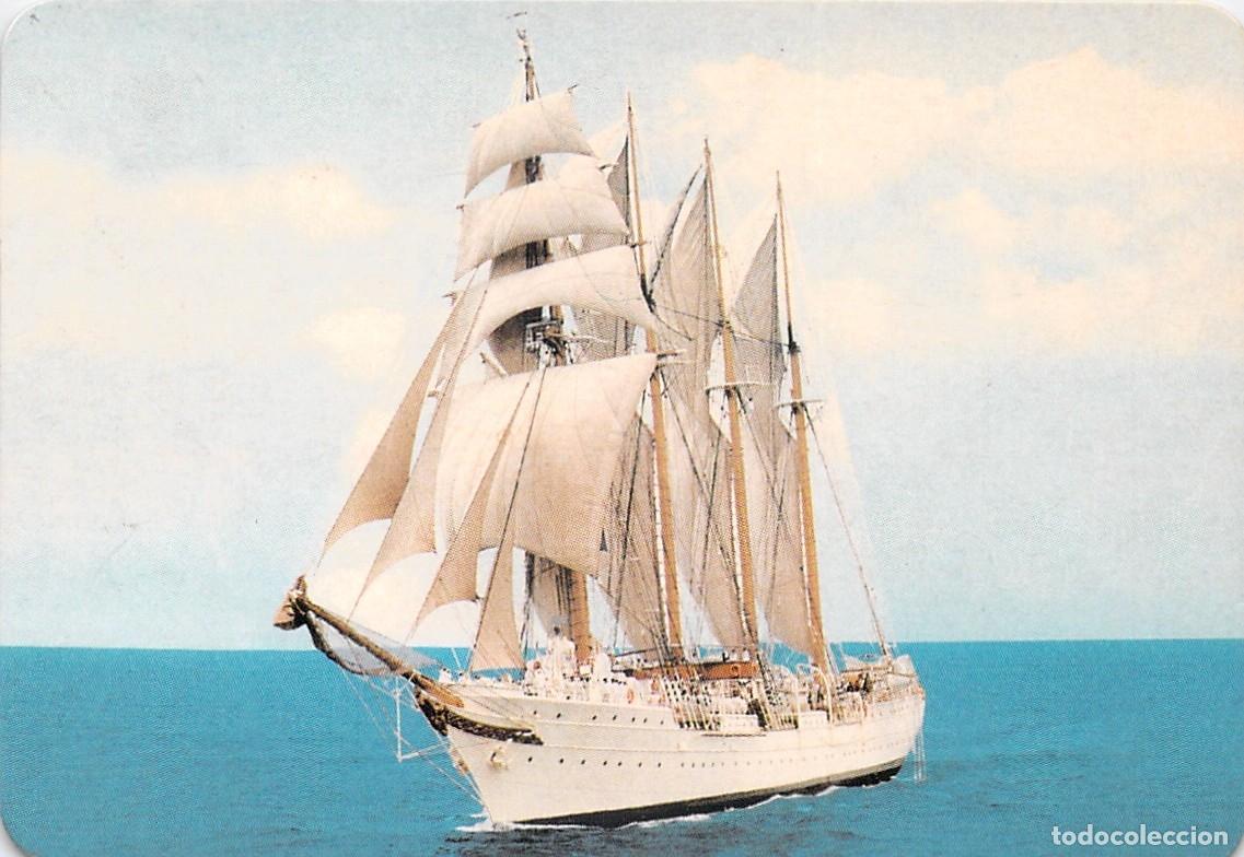 Coleccionismo calendarios: Calendario con Imagen de Velero y Publicidad de Lavander&iacute;a en Valencia 2000