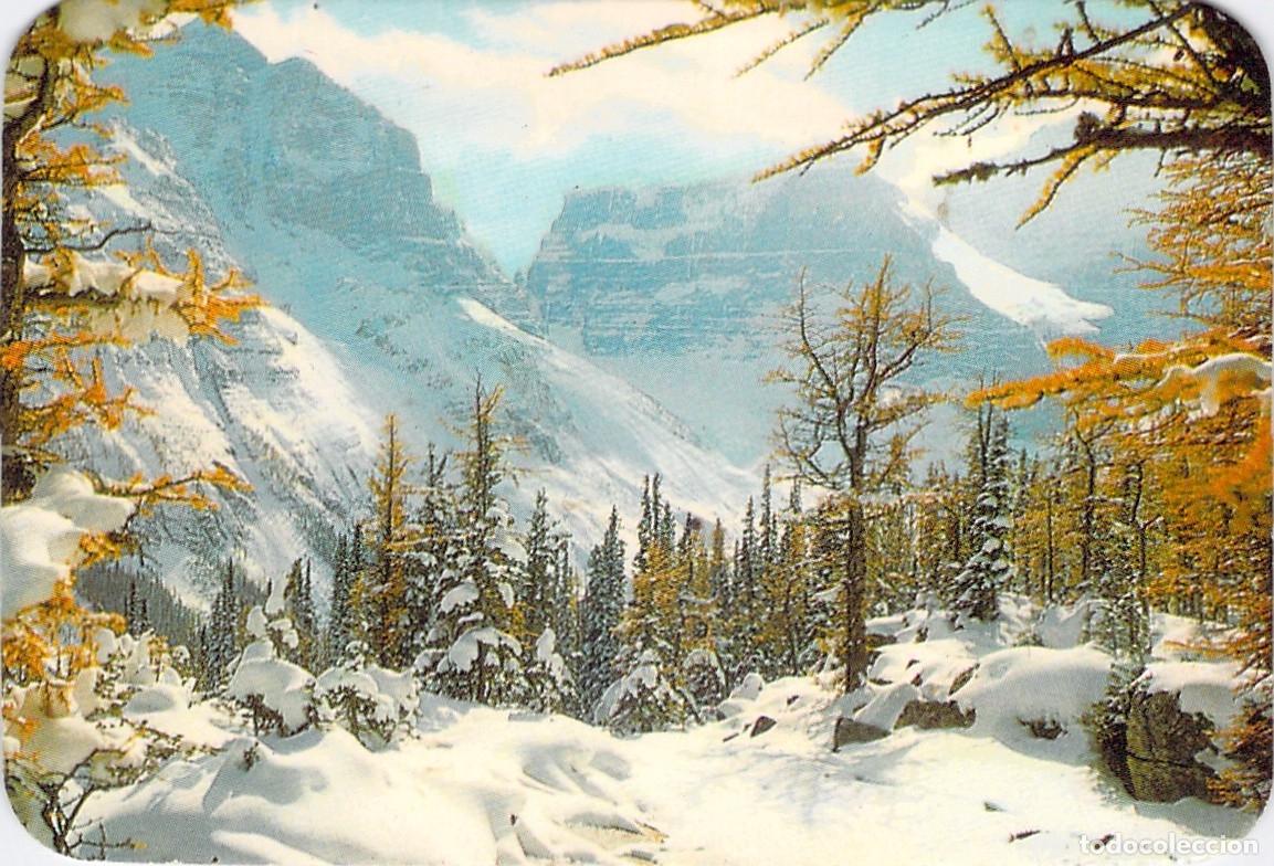Colecionismo Calend&aacute;rios: Calendario del a&ntilde;o 1977 y paisaje de monta&ntilde;a