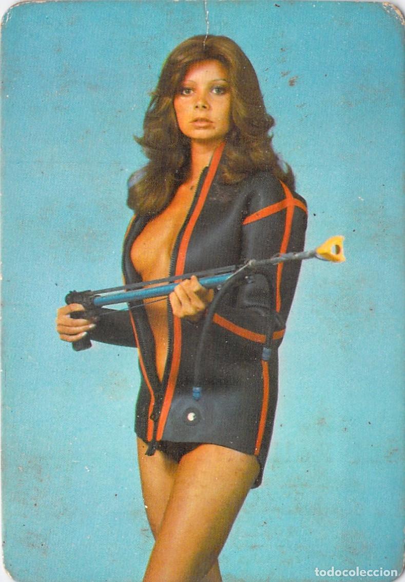 Colecionismo Calend&aacute;rios: Calendario CHICA - ER&Oacute;TICAS 1977 El Pollastre Llevanti Mislata
