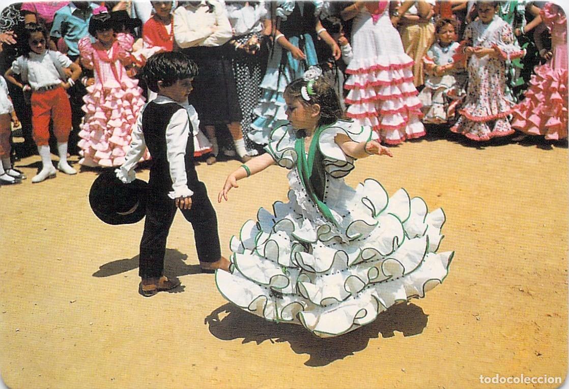Coleccionismo calendarios: Calendario publicitaria de calendario con ni&ntilde;os bailando flamenco en Parla