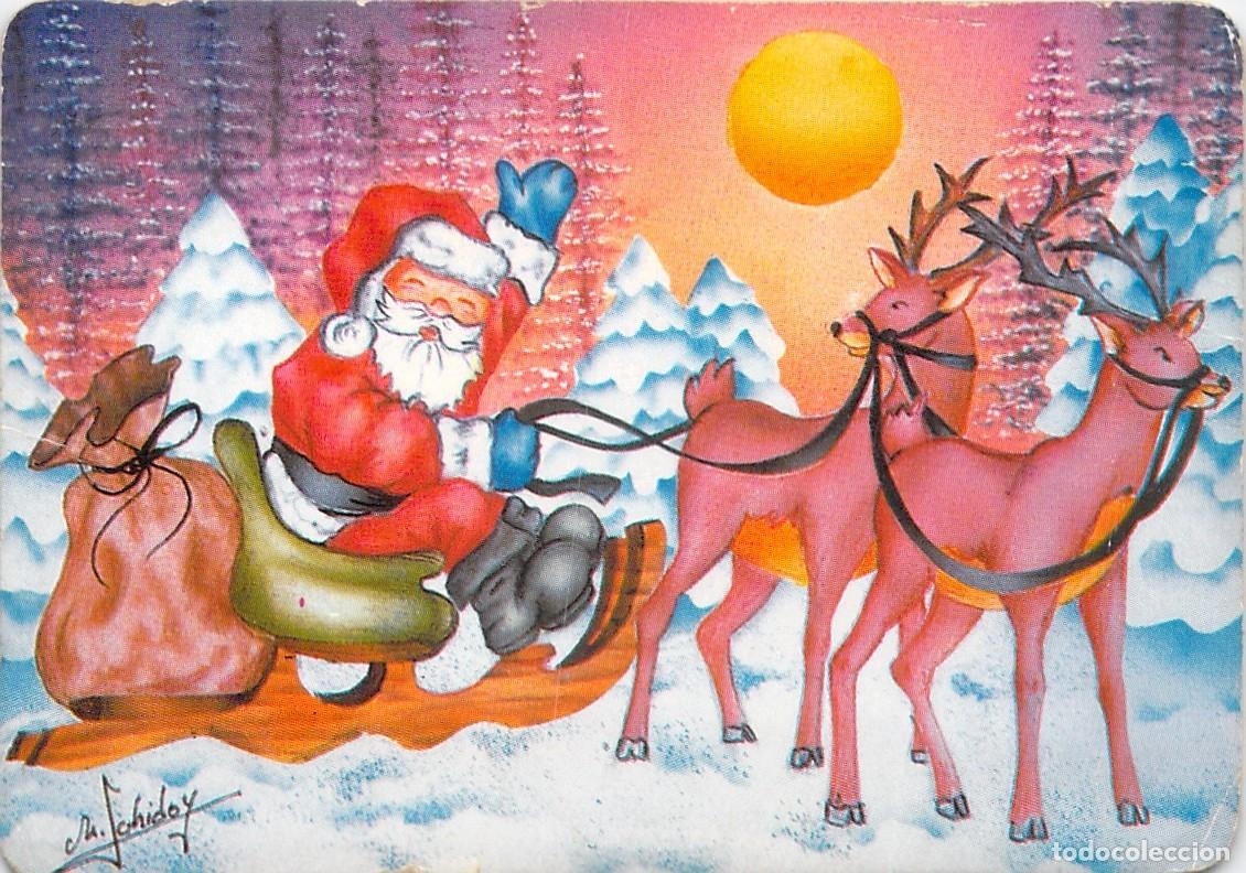 Coleccionismo calendarios: Calendario de Navidad con Calendario del a&ntilde;o 2000