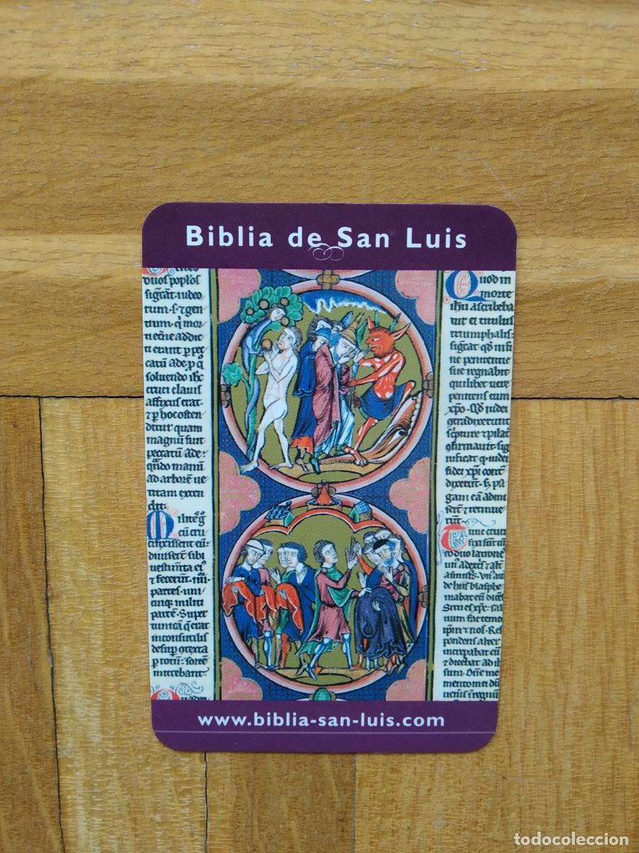 Coleccionismo calendarios: CALENDARIO PUBLICITARIO BIBLIA DE SAN LUIS A&Ntilde;O 2002 VER FOTOS