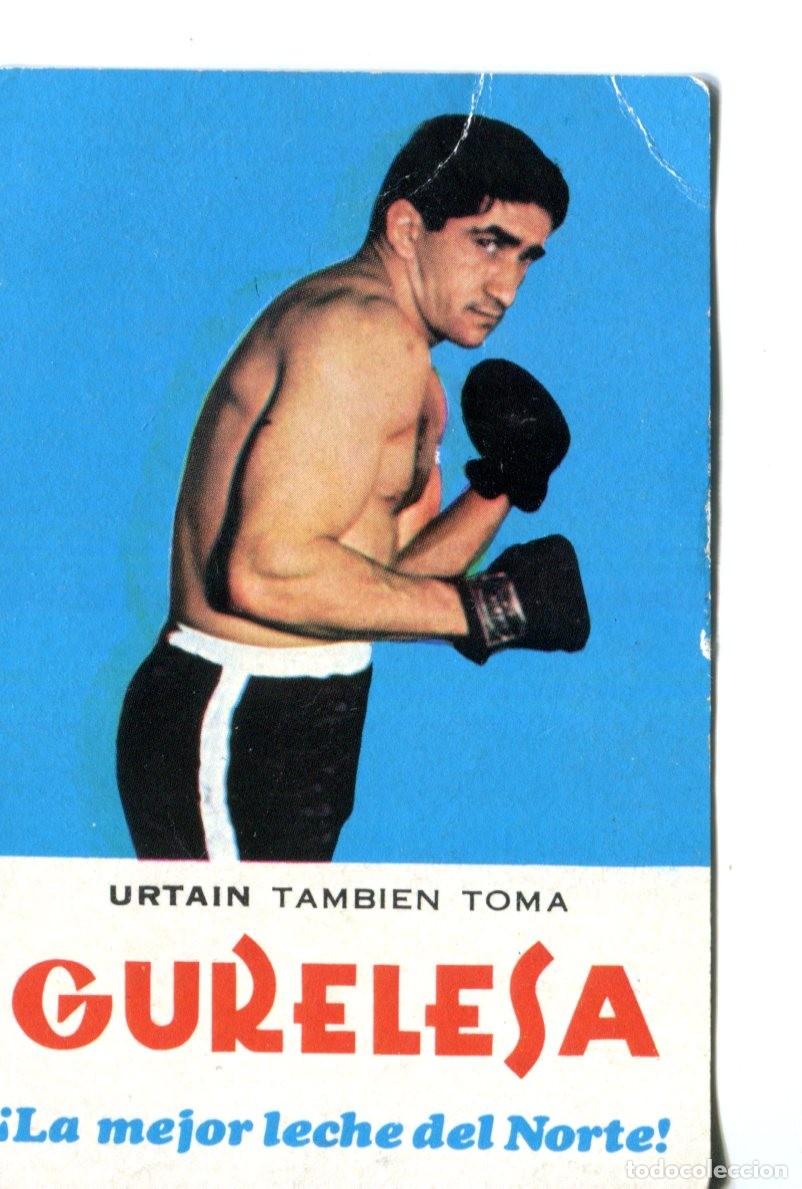 Coleccionismo calendarios: CALENDARIO DE PUBLICIDAD - 1970 - LECHE GURELESA - URTAIN BOXEO