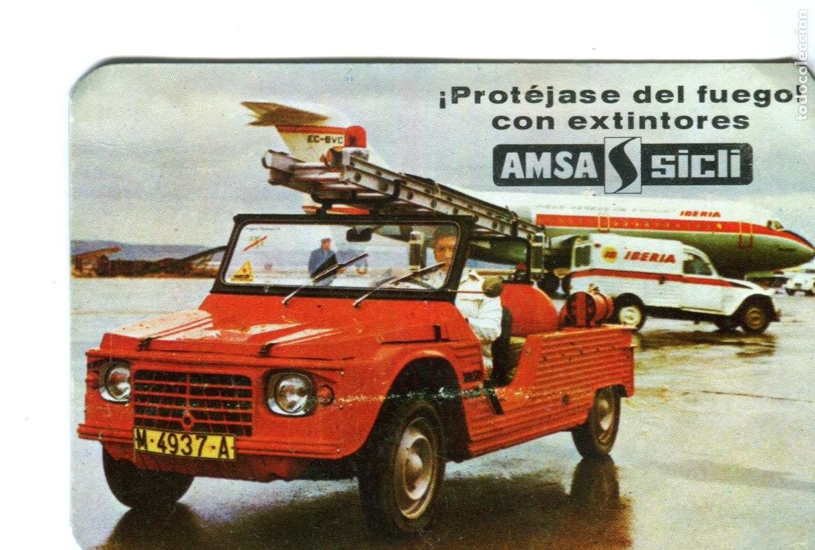 Coleccionismo calendarios: Calendario bolsillo - EXTINTORES AMSA SICLI - IBERIA - INDUSTRIAS DE LA SOLDADURA - A&Ntilde;O 1973