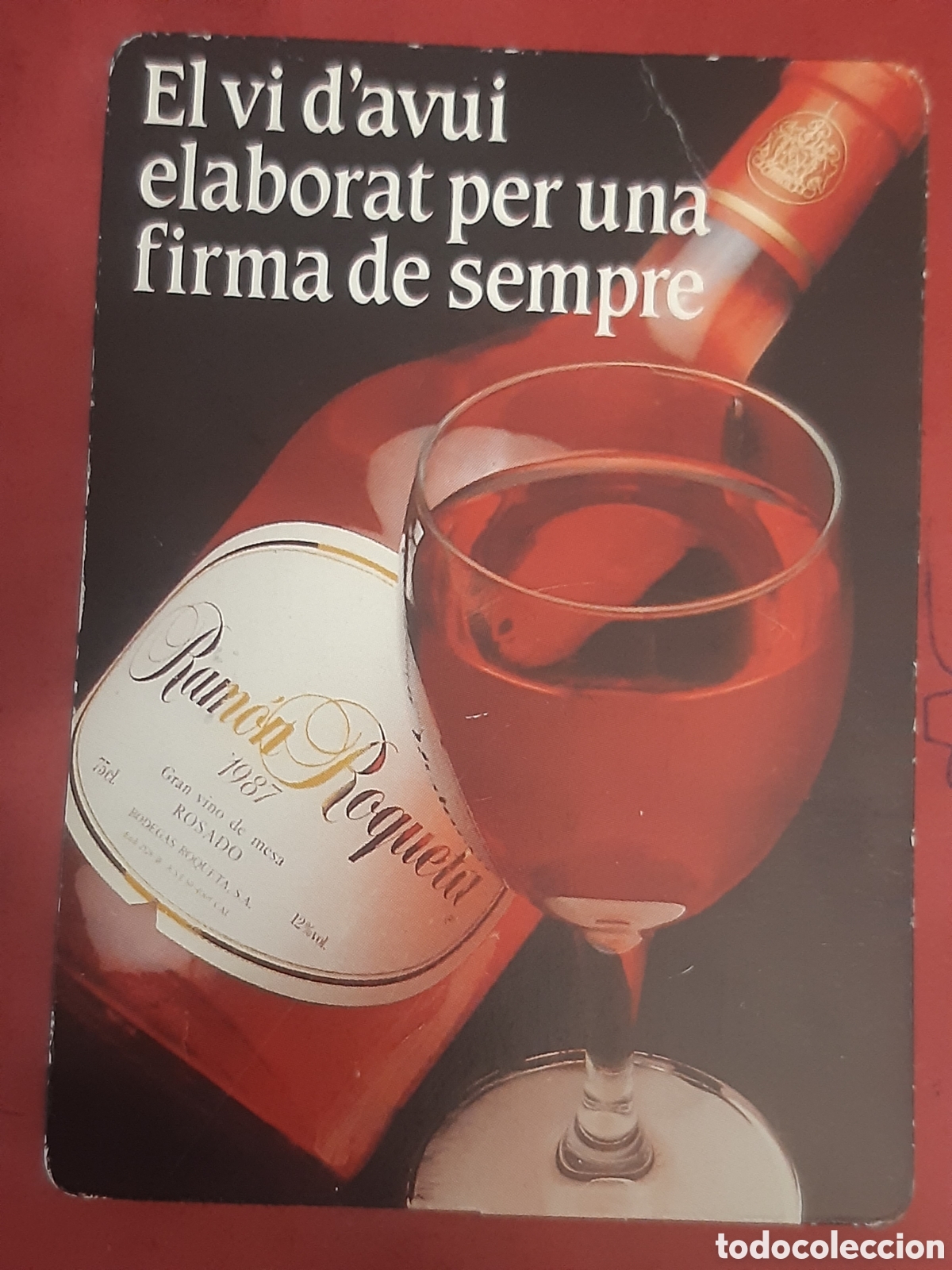 Coleccionismo calendarios: Calendario Bodegas Roqueta 1989