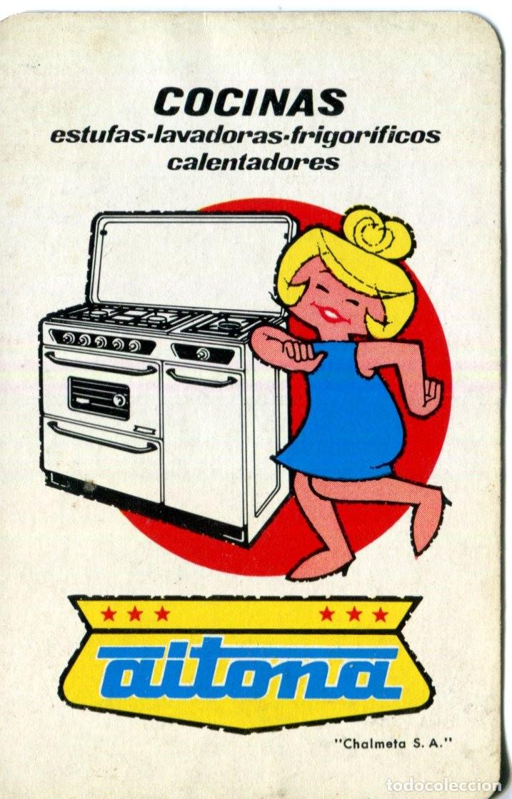 Coleccionismo calendarios: Calendario de H. Fournier 1966 - COCINAS AITONA