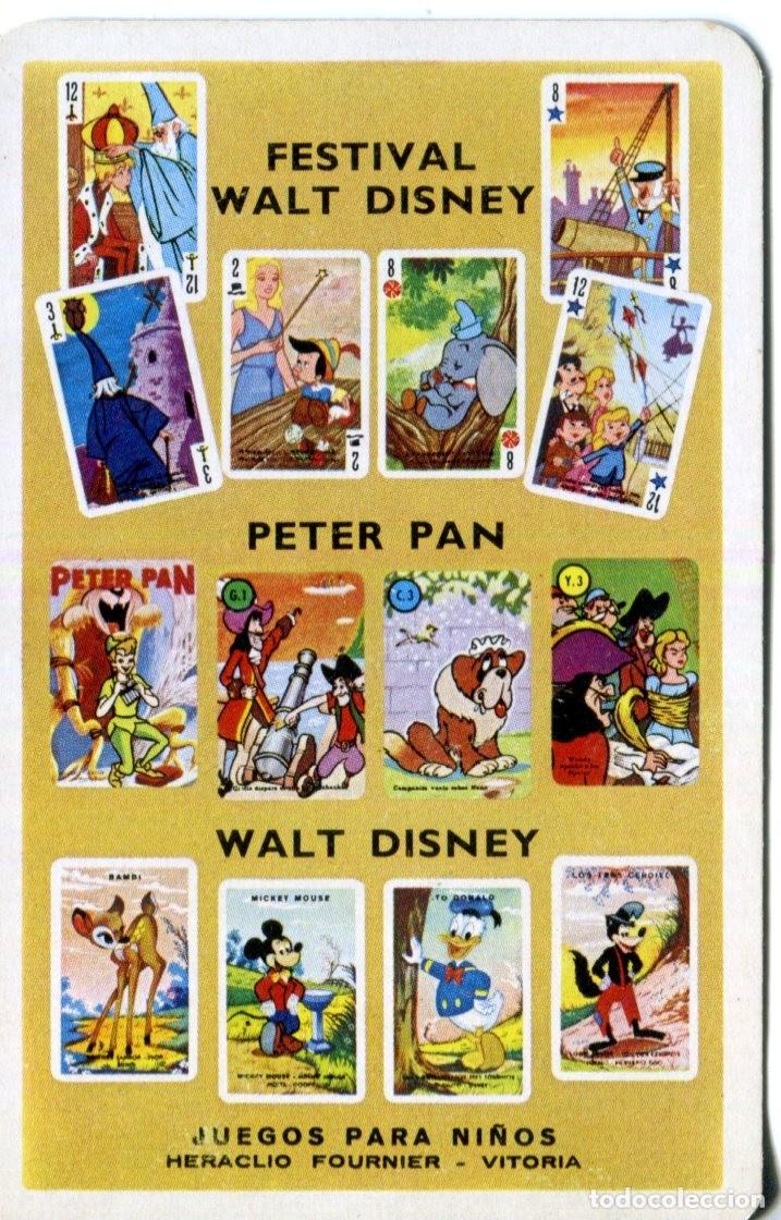 Coleccionismo calendarios: CALENDARIO FOURNIER FESTIVAL WALT DISNEY JUEGOS DE NI&Ntilde;OS PETER PAN 1968