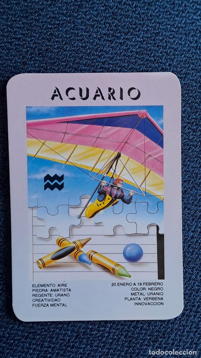Coleccionismo calendarios: ANTIGUO CALENDARIO DE BOLSILLO SIGNO ZODIACAL ACUARIO A&Ntilde;O 1997