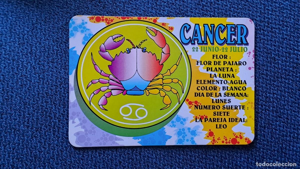 Coleccionismo calendarios: ANTIGUO CALENDARIO DE BOLSILLO SIGNO ZODIACAL CANCER A&Ntilde;O 1996