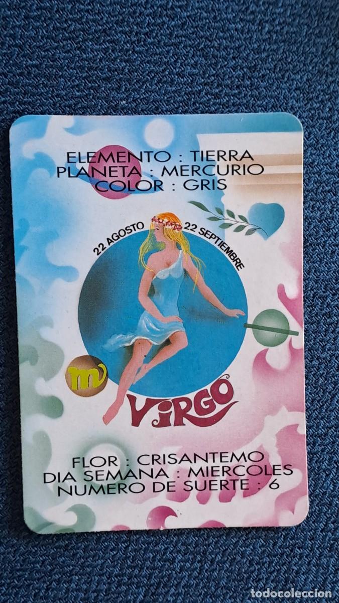 Coleccionismo calendarios: ANTIGUO CALENDARIO DE BOLSILLO SIGNO ZODIACAL VIRGO A&Ntilde;O 1995