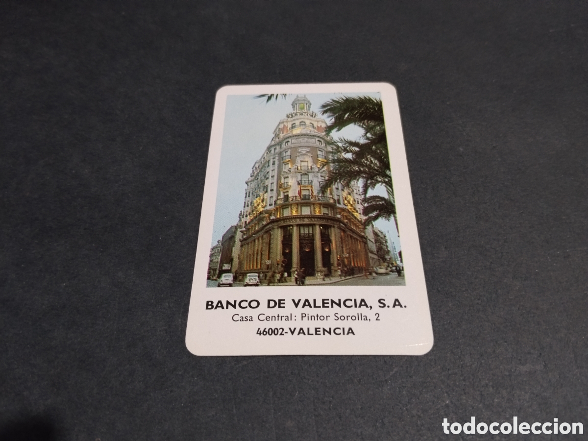 Coleccionismo calendarios: Calendario Fournier Banco de Valencia 1987