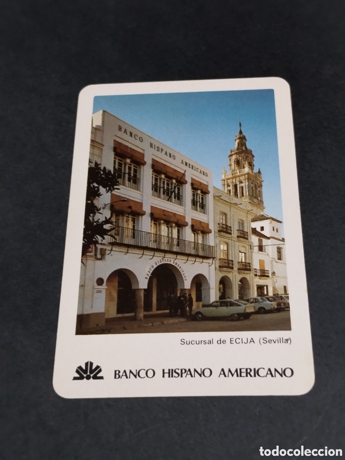Coleccionismo calendarios: Calendario Fournier Banco Hispano Americano, sucursal &Eacute;cija, Sevilla 1981