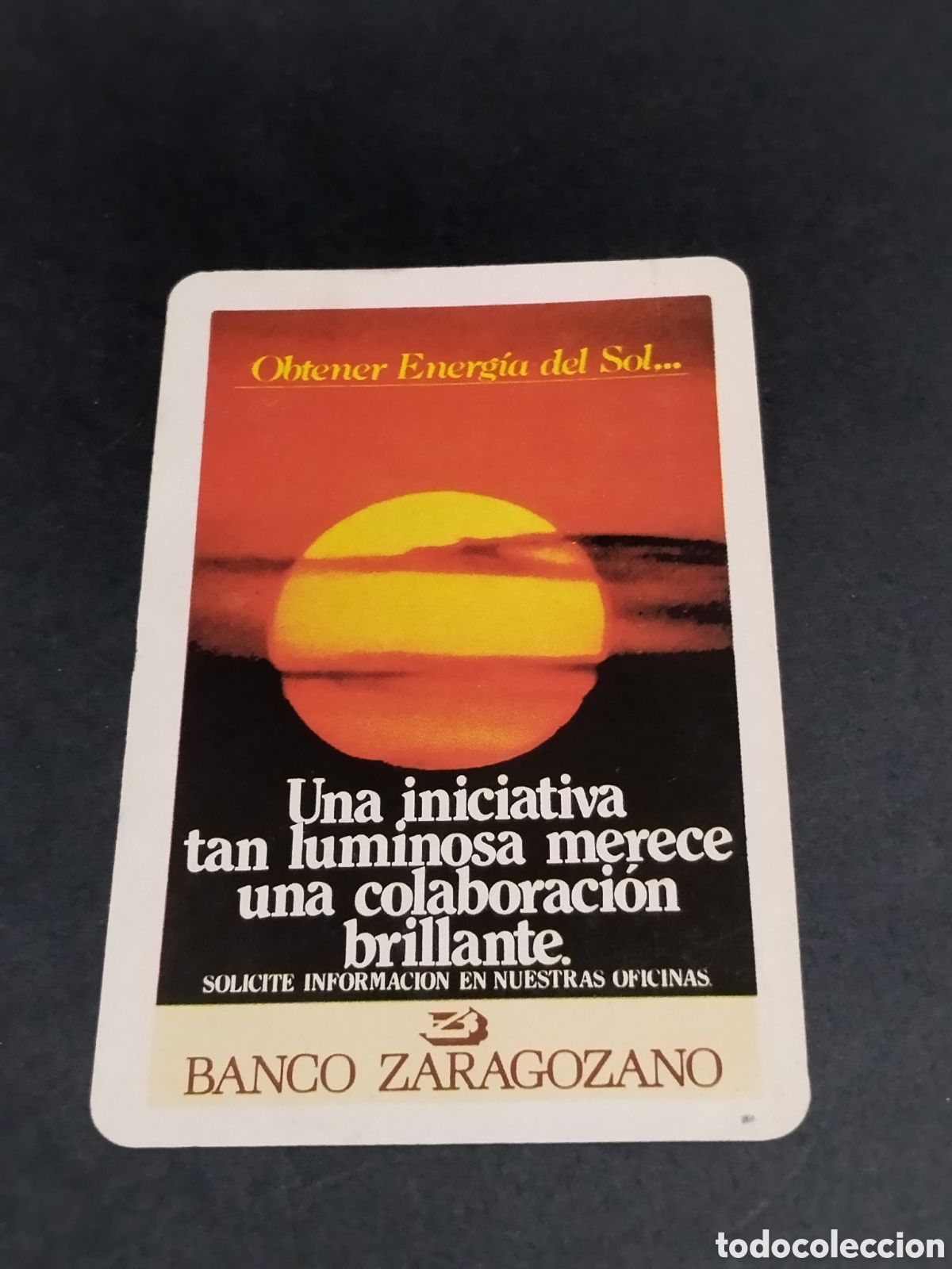 Coleccionismo calendarios: Calendario Fournier Banco Zaragozano 1982