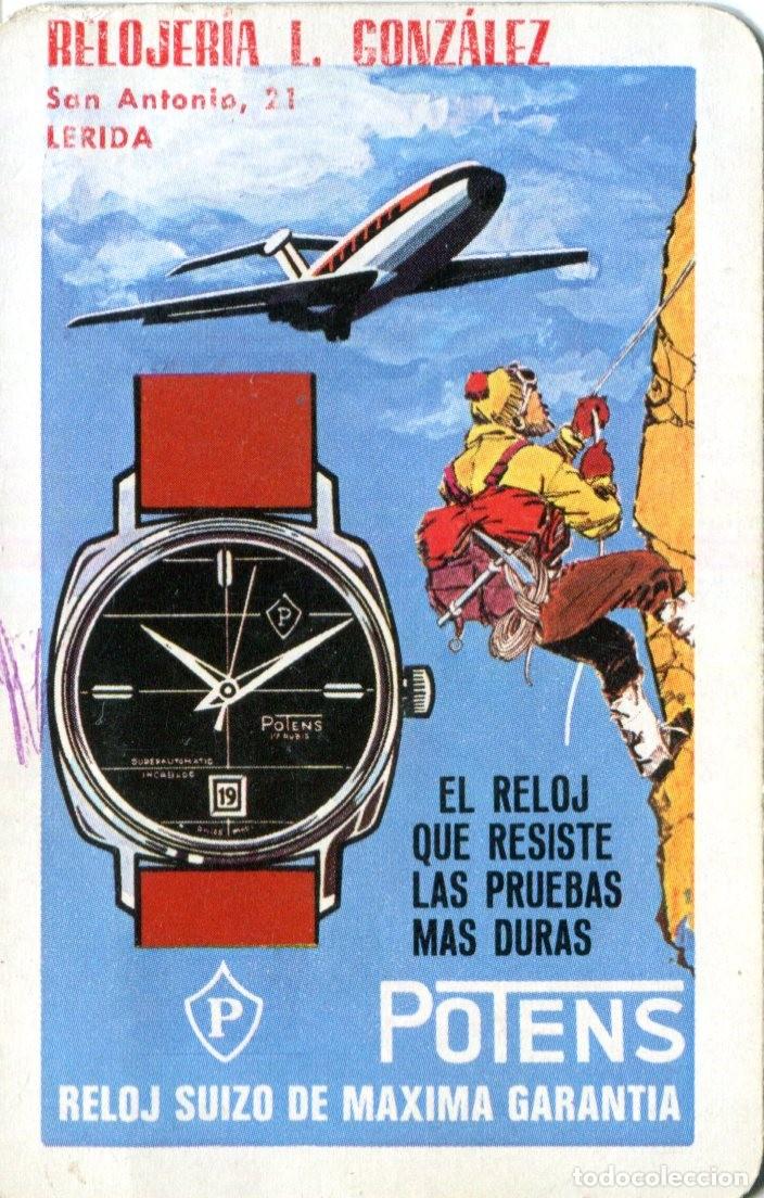 Coleccionismo calendarios: CALENDARIO FOURNIER RELOJ POTENS A&Ntilde;O 1968. VER FOTO RELOJERIA L. GONZALEZ