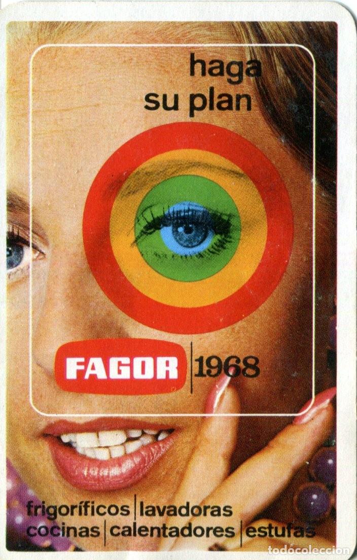 Coleccionismo calendarios: CALENDARIO FOURNIER FAGOR FRIGORIFICOS LAVADORAS COCINAS CALENTADORES ESTUCHAS 1968