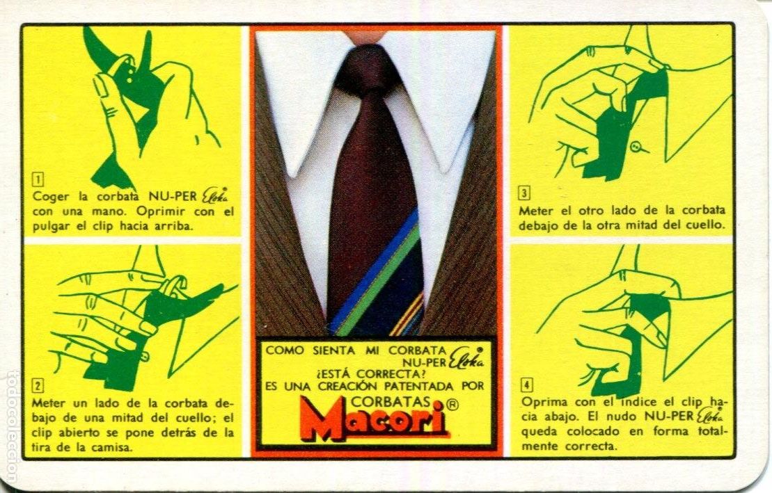 Collectionnisme Calendriers: CALENDARIO FOURNIER 1970 CORBATAS MACORI