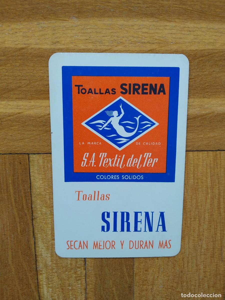 Coleccionismo calendarios: CALENDARIO FOURNIER TOALLAS SIRENA A&Ntilde;O 1961 VER FOTOS