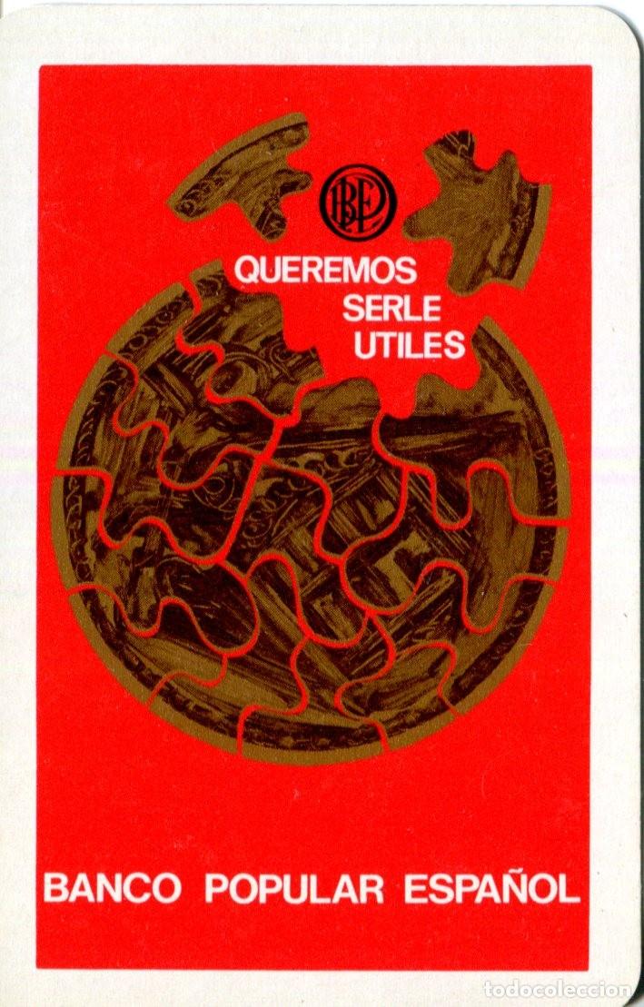 Coleccionismo calendarios: FOURNIER 1970 BANCO POPULAR ESPA&Ntilde;OL PUBLICIDAD CALENDARIO QUEREMOS SERLE UTILES