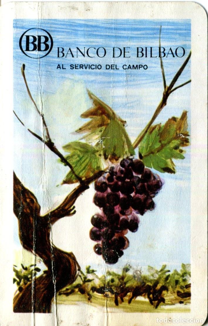 Coleccionismo calendarios: CALENDARIO DE BOLSILLO BANCO DE BILBAO AL SERVICIO DEL CAMPO Fournier A&Ntilde;O 1970 Defectuoso