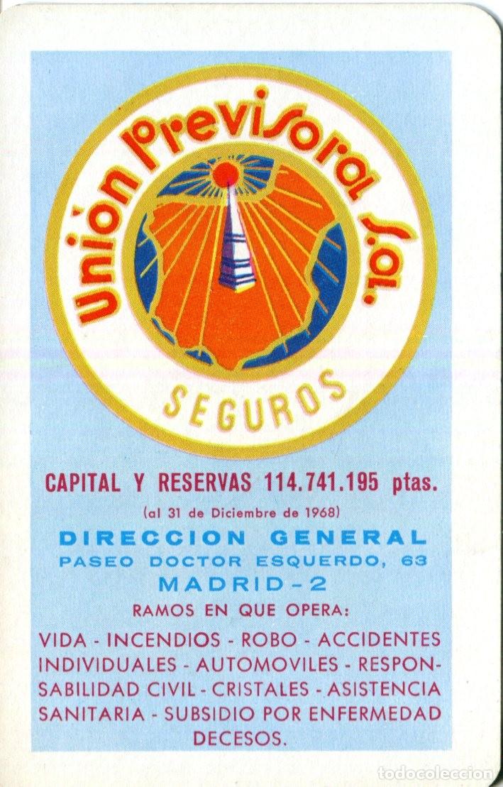 Colecionismo Calend&aacute;rios: CALENDARIO FOURNIER SEGUROS UNION PREVISORA A&Ntilde;O 1970