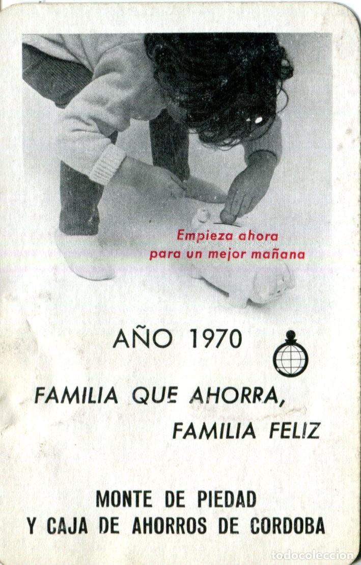 Colecionismo Calend&aacute;rios: CALENDARIO DE BOLSILLO FOURNIER DE 1970 : MONTE DE PIEDAD Y CAJA DE AHORROS DE CORDOBA