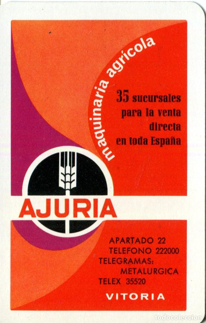 Coleccionismo calendarios: CALENDARIO DE FOURNIER DE AJURIA MAQUINARIA AGRCOLA A&Ntilde;O 1971