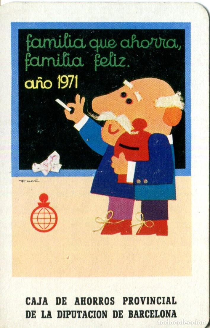 Collectables Calendars: fournier caja ahorros provincial diputacion barcelona 1971 calendario profesor