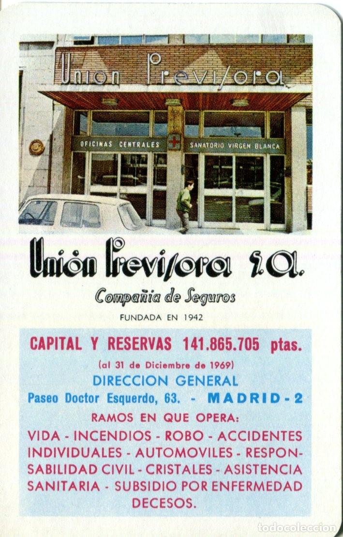 Collezionismo Calendari: Calendario fournier compa&ntilde;ia de seguros union previsora 1971